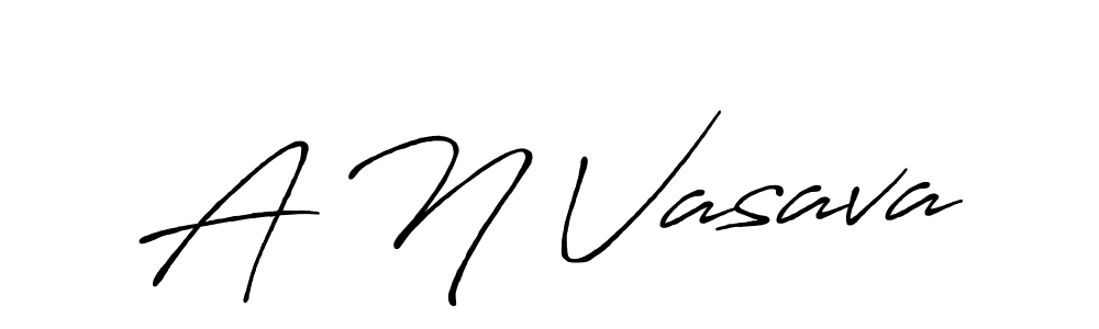 It looks lik you need a new signature style for name A N Vasava. Design unique handwritten (Antro_Vectra_Bolder) signature with our free signature maker in just a few clicks. A N Vasava signature style 7 images and pictures png