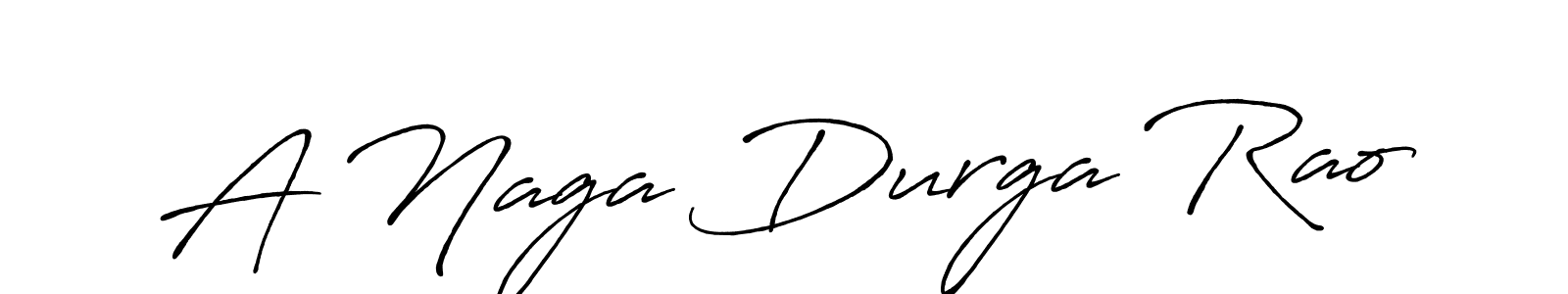 Antro_Vectra_Bolder is a professional signature style that is perfect for those who want to add a touch of class to their signature. It is also a great choice for those who want to make their signature more unique. Get A Naga Durga Rao name to fancy signature for free. A Naga Durga Rao signature style 7 images and pictures png