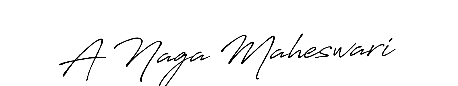It looks lik you need a new signature style for name A Naga Maheswari. Design unique handwritten (Antro_Vectra_Bolder) signature with our free signature maker in just a few clicks. A Naga Maheswari signature style 7 images and pictures png
