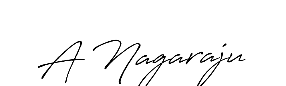 Create a beautiful signature design for name A Nagaraju. With this signature (Antro_Vectra_Bolder) fonts, you can make a handwritten signature for free. A Nagaraju signature style 7 images and pictures png