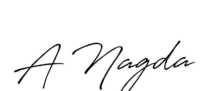 A Nagda stylish signature style. Best Handwritten Sign (Antro_Vectra_Bolder) for my name. Handwritten Signature Collection Ideas for my name A Nagda. A Nagda signature style 7 images and pictures png