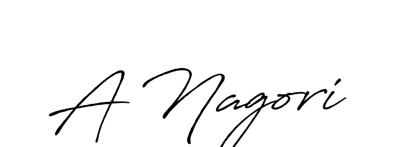 Also we have A Nagori name is the best signature style. Create professional handwritten signature collection using Antro_Vectra_Bolder autograph style. A Nagori signature style 7 images and pictures png
