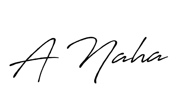 Make a beautiful signature design for name A Naha. With this signature (Antro_Vectra_Bolder) style, you can create a handwritten signature for free. A Naha signature style 7 images and pictures png