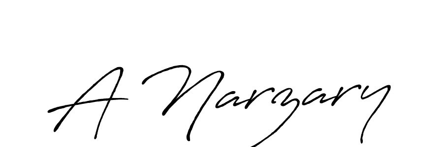 Design your own signature with our free online signature maker. With this signature software, you can create a handwritten (Antro_Vectra_Bolder) signature for name A Narzary. A Narzary signature style 7 images and pictures png