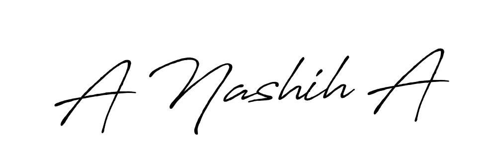 Antro_Vectra_Bolder is a professional signature style that is perfect for those who want to add a touch of class to their signature. It is also a great choice for those who want to make their signature more unique. Get A Nashih A name to fancy signature for free. A Nashih A signature style 7 images and pictures png