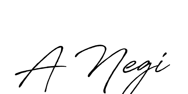 How to make A Negi name signature. Use Antro_Vectra_Bolder style for creating short signs online. This is the latest handwritten sign. A Negi signature style 7 images and pictures png