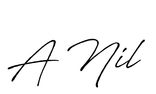 You should practise on your own different ways (Antro_Vectra_Bolder) to write your name (A Nil) in signature. don't let someone else do it for you. A Nil signature style 7 images and pictures png