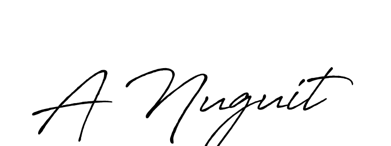 Use a signature maker to create a handwritten signature online. With this signature software, you can design (Antro_Vectra_Bolder) your own signature for name A Nuguit. A Nuguit signature style 7 images and pictures png