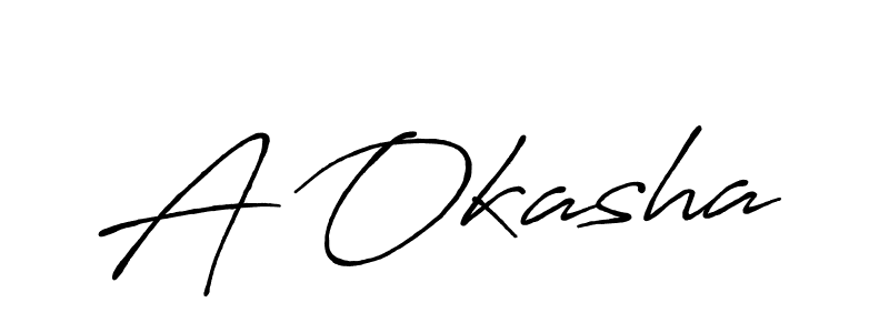 How to Draw A Okasha signature style? Antro_Vectra_Bolder is a latest design signature styles for name A Okasha. A Okasha signature style 7 images and pictures png