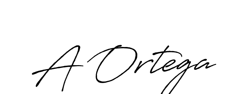 A Ortega stylish signature style. Best Handwritten Sign (Antro_Vectra_Bolder) for my name. Handwritten Signature Collection Ideas for my name A Ortega. A Ortega signature style 7 images and pictures png