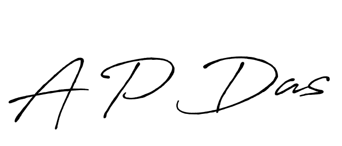 Use a signature maker to create a handwritten signature online. With this signature software, you can design (Antro_Vectra_Bolder) your own signature for name A P Das. A P Das signature style 7 images and pictures png