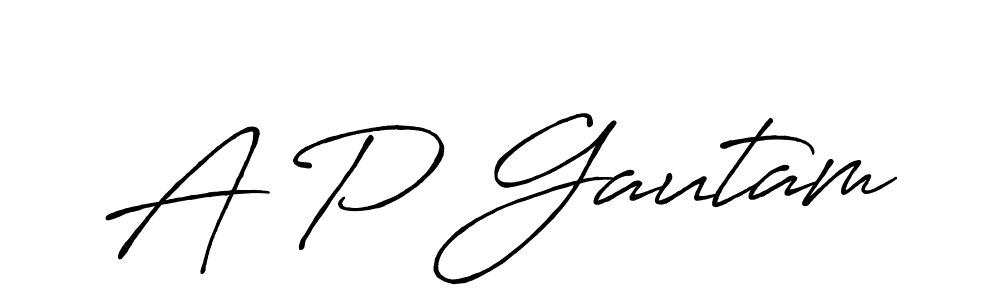 Similarly Antro_Vectra_Bolder is the best handwritten signature design. Signature creator online .You can use it as an online autograph creator for name A P Gautam. A P Gautam signature style 7 images and pictures png
