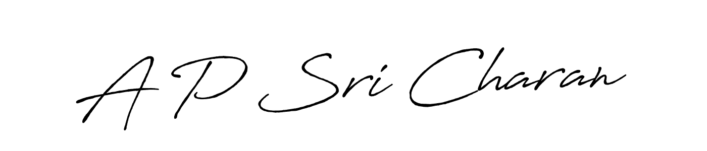 Check out images of Autograph of A P Sri Charan name. Actor A P Sri Charan Signature Style. Antro_Vectra_Bolder is a professional sign style online. A P Sri Charan signature style 7 images and pictures png