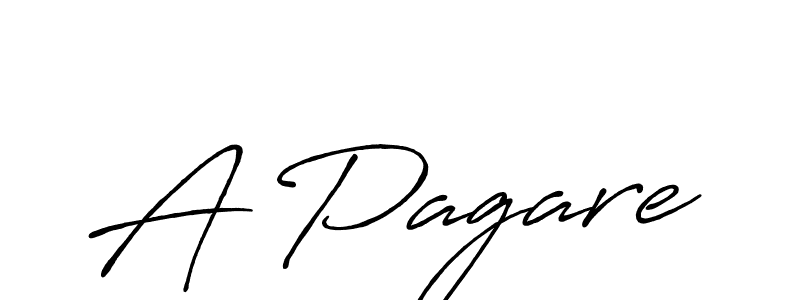 Here are the top 10 professional signature styles for the name A Pagare. These are the best autograph styles you can use for your name. A Pagare signature style 7 images and pictures png