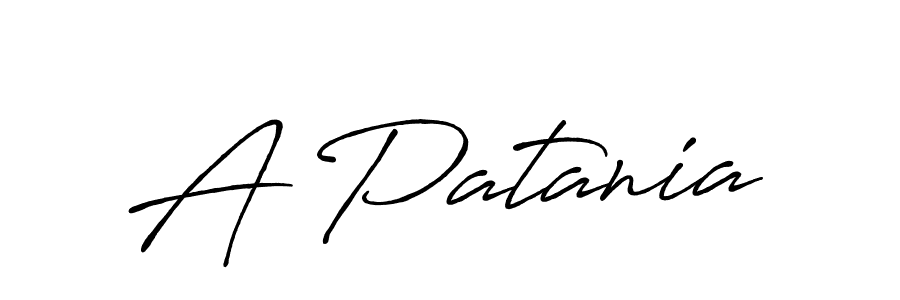 if you are searching for the best signature style for your name A Patania. so please give up your signature search. here we have designed multiple signature styles  using Antro_Vectra_Bolder. A Patania signature style 7 images and pictures png