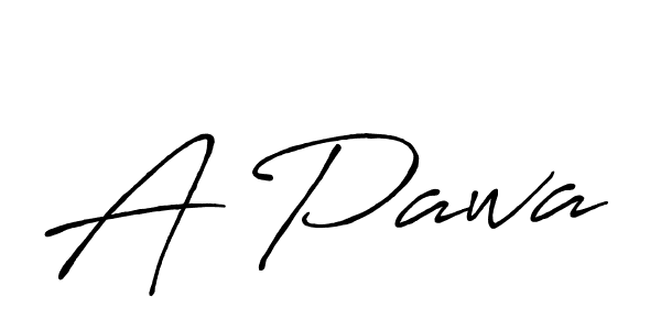 A Pawa stylish signature style. Best Handwritten Sign (Antro_Vectra_Bolder) for my name. Handwritten Signature Collection Ideas for my name A Pawa. A Pawa signature style 7 images and pictures png