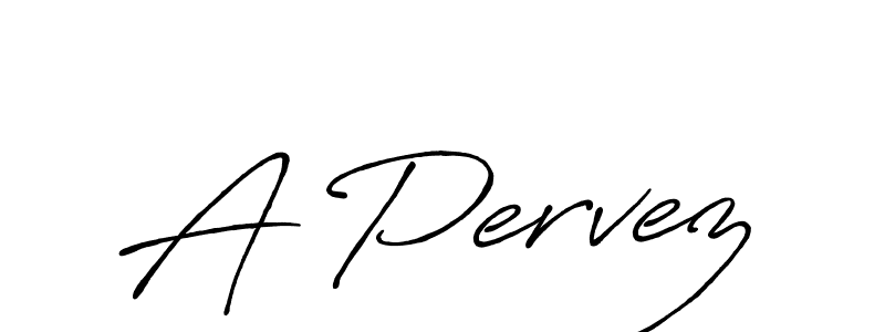 Antro_Vectra_Bolder is a professional signature style that is perfect for those who want to add a touch of class to their signature. It is also a great choice for those who want to make their signature more unique. Get A Pervez name to fancy signature for free. A Pervez signature style 7 images and pictures png