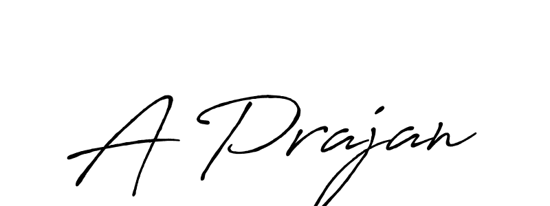 Make a beautiful signature design for name A Prajan. Use this online signature maker to create a handwritten signature for free. A Prajan signature style 7 images and pictures png