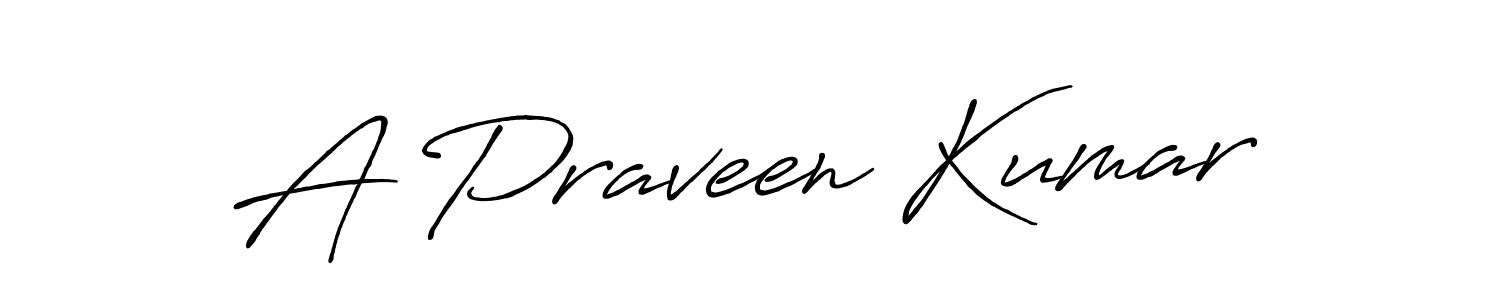 Here are the top 10 professional signature styles for the name A Praveen Kumar. These are the best autograph styles you can use for your name. A Praveen Kumar signature style 7 images and pictures png