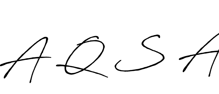 How to Draw A Q S A signature style? Antro_Vectra_Bolder is a latest design signature styles for name A Q S A. A Q S A signature style 7 images and pictures png