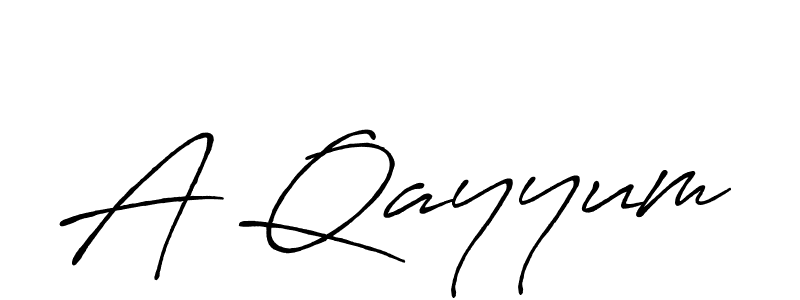 How to Draw A Qayyum signature style? Antro_Vectra_Bolder is a latest design signature styles for name A Qayyum. A Qayyum signature style 7 images and pictures png