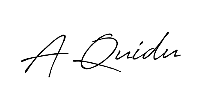 You should practise on your own different ways (Antro_Vectra_Bolder) to write your name (A Quidu) in signature. don't let someone else do it for you. A Quidu signature style 7 images and pictures png
