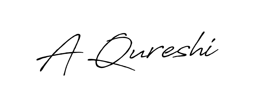 Create a beautiful signature design for name A Qureshi. With this signature (Antro_Vectra_Bolder) fonts, you can make a handwritten signature for free. A Qureshi signature style 7 images and pictures png