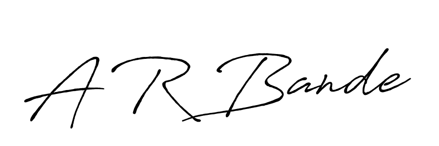 It looks lik you need a new signature style for name A R Bande. Design unique handwritten (Antro_Vectra_Bolder) signature with our free signature maker in just a few clicks. A R Bande signature style 7 images and pictures png