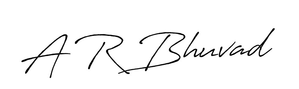 Also we have A R Bhuvad name is the best signature style. Create professional handwritten signature collection using Antro_Vectra_Bolder autograph style. A R Bhuvad signature style 7 images and pictures png