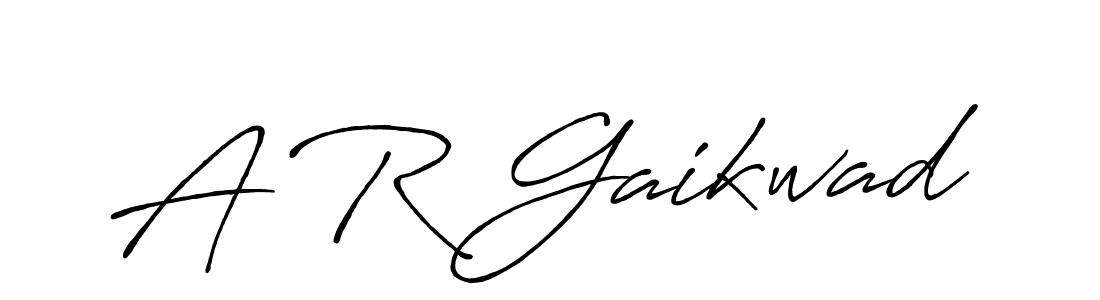 This is the best signature style for the A R Gaikwad name. Also you like these signature font (Antro_Vectra_Bolder). Mix name signature. A R Gaikwad signature style 7 images and pictures png