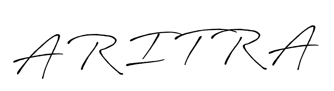 The best way (Antro_Vectra_Bolder) to make a short signature is to pick only two or three words in your name. The name A R I T R A include a total of six letters. For converting this name. A R I T R A signature style 7 images and pictures png