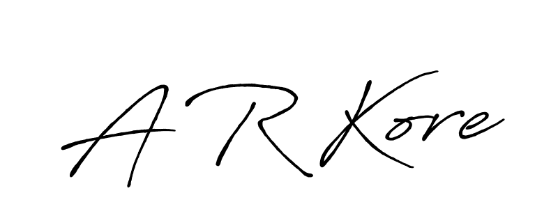 Similarly Antro_Vectra_Bolder is the best handwritten signature design. Signature creator online .You can use it as an online autograph creator for name A R Kore. A R Kore signature style 7 images and pictures png