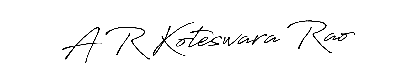 if you are searching for the best signature style for your name A R Koteswara Rao. so please give up your signature search. here we have designed multiple signature styles  using Antro_Vectra_Bolder. A R Koteswara Rao signature style 7 images and pictures png