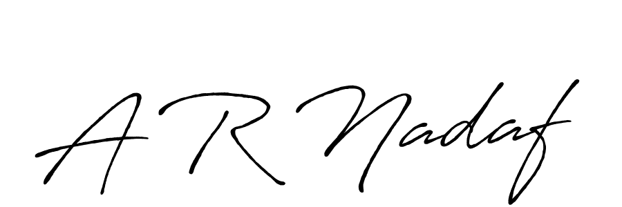 It looks lik you need a new signature style for name A R Nadaf. Design unique handwritten (Antro_Vectra_Bolder) signature with our free signature maker in just a few clicks. A R Nadaf signature style 7 images and pictures png