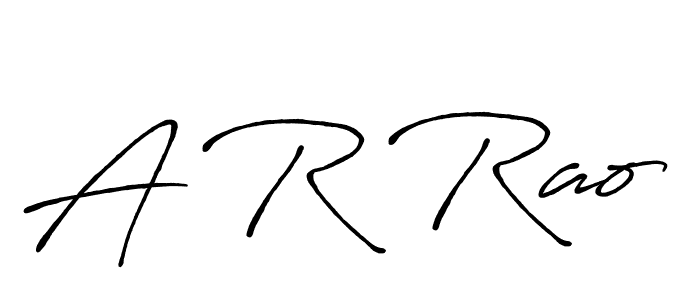 Once you've used our free online signature maker to create your best signature Antro_Vectra_Bolder style, it's time to enjoy all of the benefits that A R Rao name signing documents. A R Rao signature style 7 images and pictures png