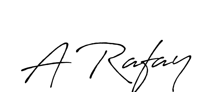 How to make A Rafay signature? Antro_Vectra_Bolder is a professional autograph style. Create handwritten signature for A Rafay name. A Rafay signature style 7 images and pictures png