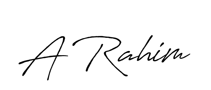 How to Draw A Rahim signature style? Antro_Vectra_Bolder is a latest design signature styles for name A Rahim. A Rahim signature style 7 images and pictures png