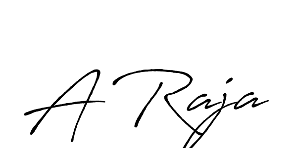 A Raja stylish signature style. Best Handwritten Sign (Antro_Vectra_Bolder) for my name. Handwritten Signature Collection Ideas for my name A Raja. A Raja signature style 7 images and pictures png
