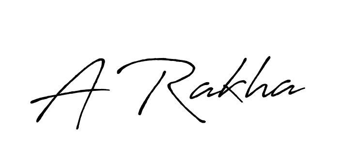 Make a beautiful signature design for name A Rakha. With this signature (Antro_Vectra_Bolder) style, you can create a handwritten signature for free. A Rakha signature style 7 images and pictures png