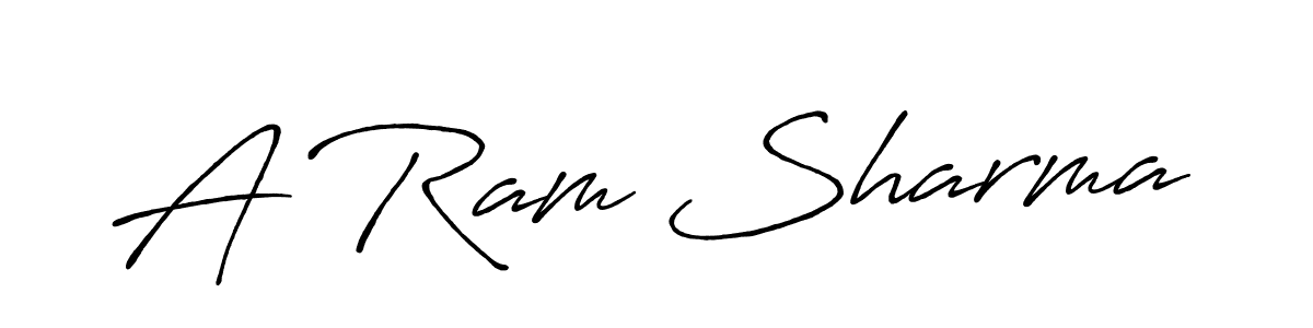 Here are the top 10 professional signature styles for the name A Ram Sharma. These are the best autograph styles you can use for your name. A Ram Sharma signature style 7 images and pictures png