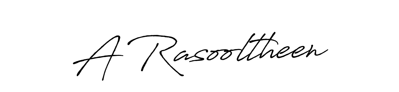 How to make A Rasooltheen signature? Antro_Vectra_Bolder is a professional autograph style. Create handwritten signature for A Rasooltheen name. A Rasooltheen signature style 7 images and pictures png