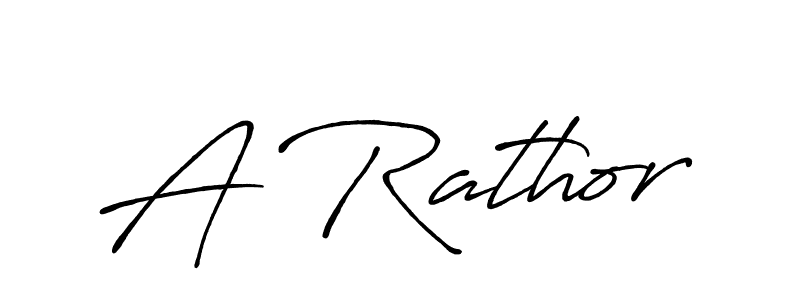 How to make A Rathor signature? Antro_Vectra_Bolder is a professional autograph style. Create handwritten signature for A Rathor name. A Rathor signature style 7 images and pictures png