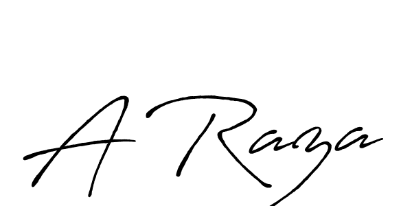 Use a signature maker to create a handwritten signature online. With this signature software, you can design (Antro_Vectra_Bolder) your own signature for name A Raza. A Raza signature style 7 images and pictures png