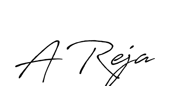 Create a beautiful signature design for name A Reja. With this signature (Antro_Vectra_Bolder) fonts, you can make a handwritten signature for free. A Reja signature style 7 images and pictures png