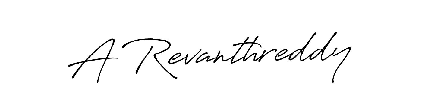 Make a beautiful signature design for name A Revanthreddy. With this signature (Antro_Vectra_Bolder) style, you can create a handwritten signature for free. A Revanthreddy signature style 7 images and pictures png