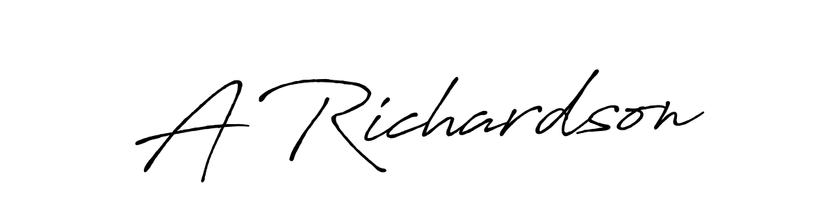 Make a beautiful signature design for name A Richardson. Use this online signature maker to create a handwritten signature for free. A Richardson signature style 7 images and pictures png