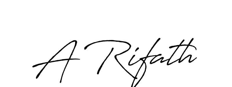 It looks lik you need a new signature style for name A Rifath. Design unique handwritten (Antro_Vectra_Bolder) signature with our free signature maker in just a few clicks. A Rifath signature style 7 images and pictures png