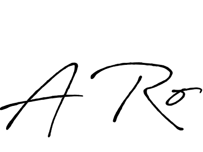 How to make A Ro signature? Antro_Vectra_Bolder is a professional autograph style. Create handwritten signature for A Ro name. A Ro signature style 7 images and pictures png