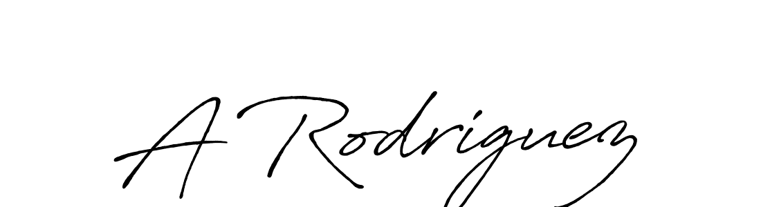 Make a beautiful signature design for name A Rodriguez. With this signature (Antro_Vectra_Bolder) style, you can create a handwritten signature for free. A Rodriguez signature style 7 images and pictures png