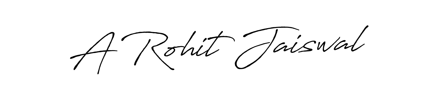 The best way (Antro_Vectra_Bolder) to make a short signature is to pick only two or three words in your name. The name A Rohit Jaiswal include a total of six letters. For converting this name. A Rohit Jaiswal signature style 7 images and pictures png